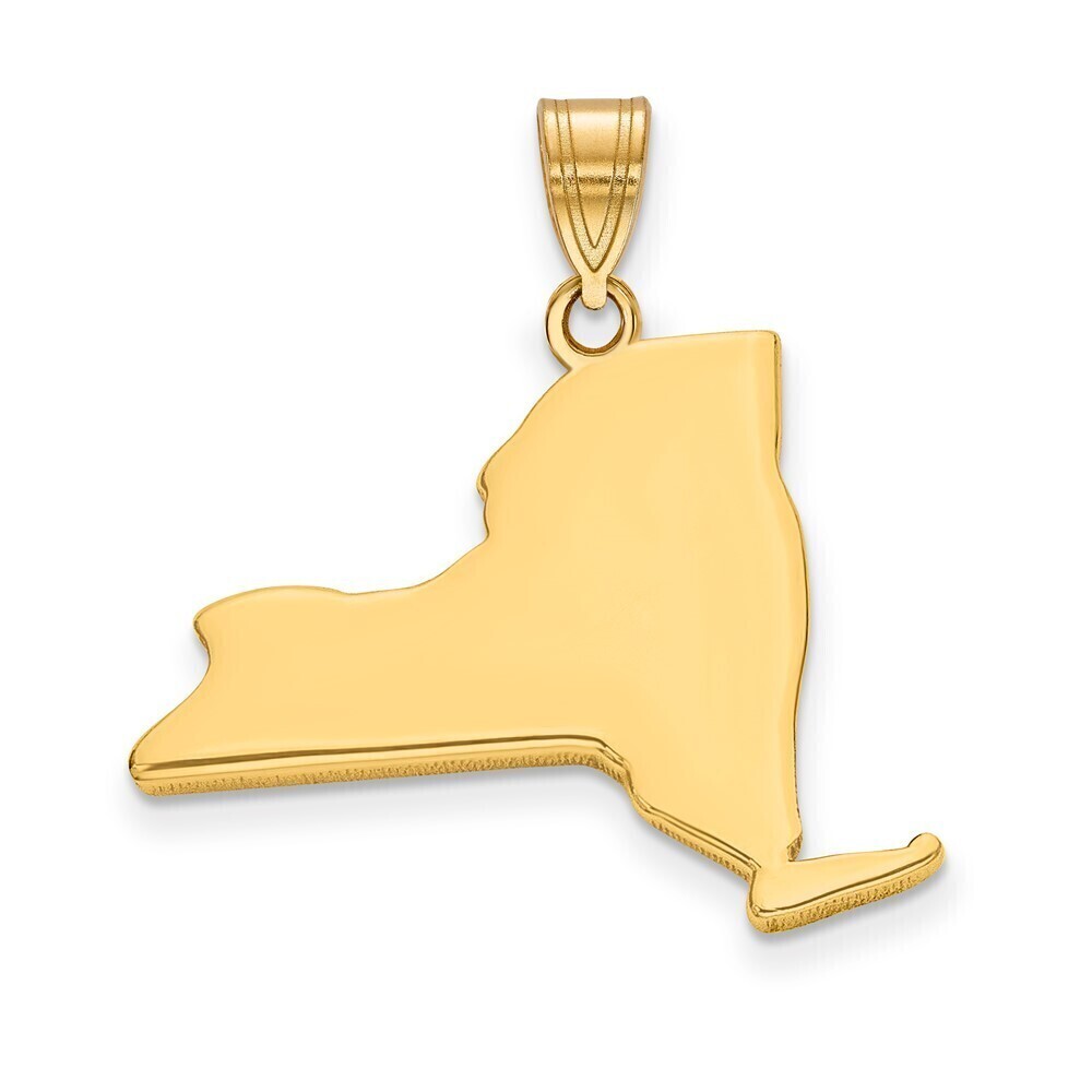 Kazi Luxury 14KY New York State Pendant